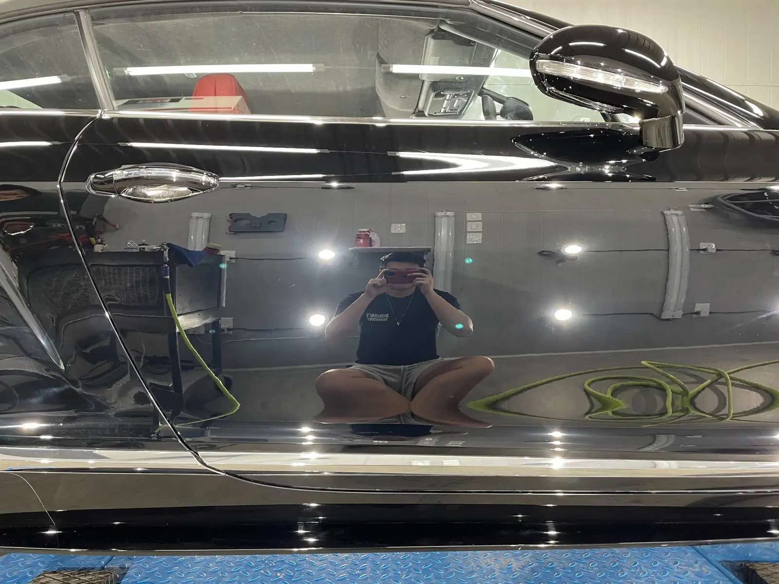 Black Bentley Continental GT after paint correction