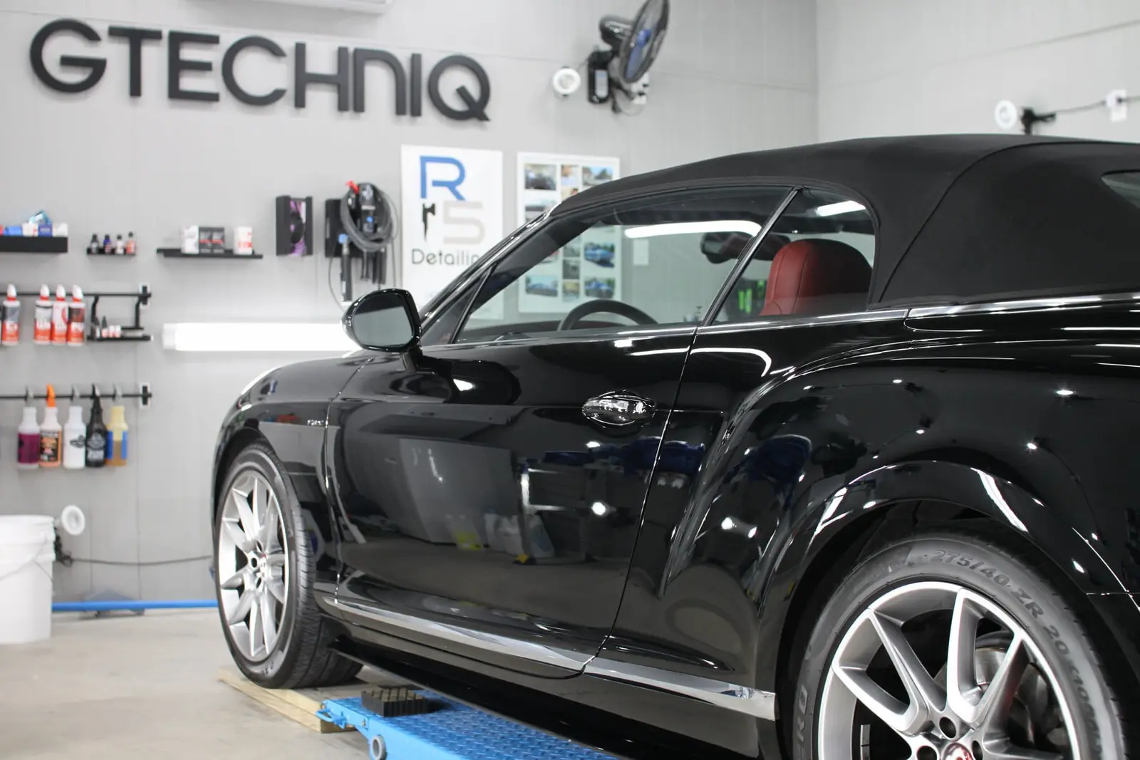 Black Bentley Continental GT detailed by Derrick's Details in Austin, photo 4 of 9