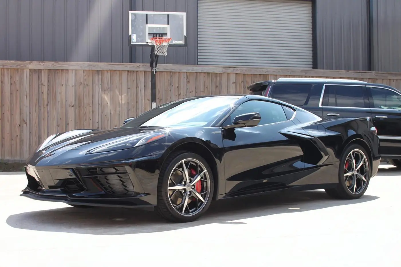 Black C8 Corvette detailed by Derrick's Details in Austin, photo 1 of 7