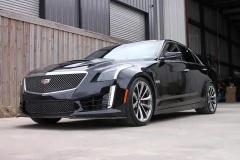 Black Cadillac CTS-V detailed by Derrick's Details