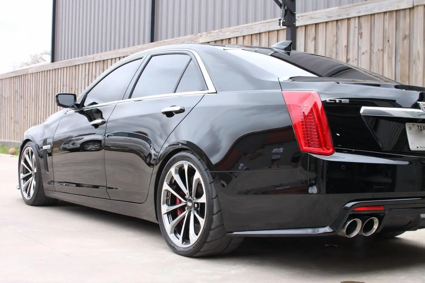 Black Cadillac CTS-V detailed by Derrick's Details in Austin, photo 4 of 12