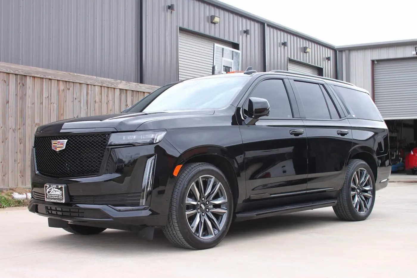Black Cadillac Escalade detailed by Derrick's Details in Austin, photo 2 of 10