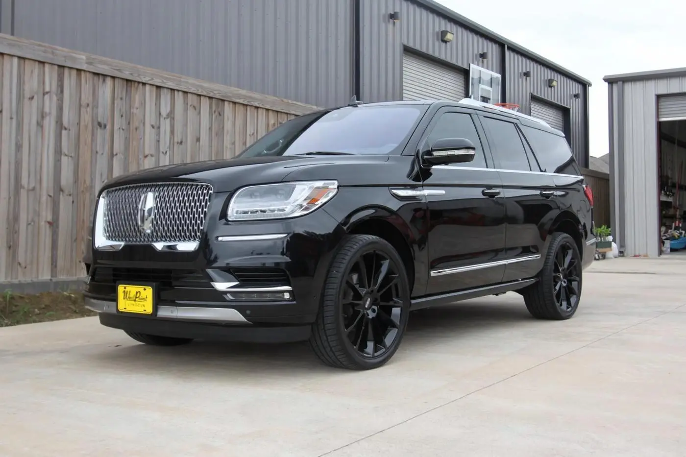 Black Lincoln Navigator detailed by Derrick's Details in Austin, photo 1 of 7