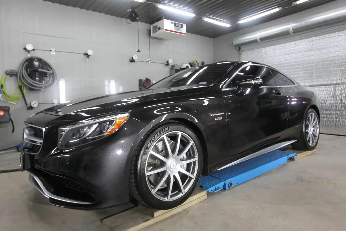 Black Mercedes-AMG S 63 Coupe detailed by Derrick's Details in Austin, photo 4 of 16
