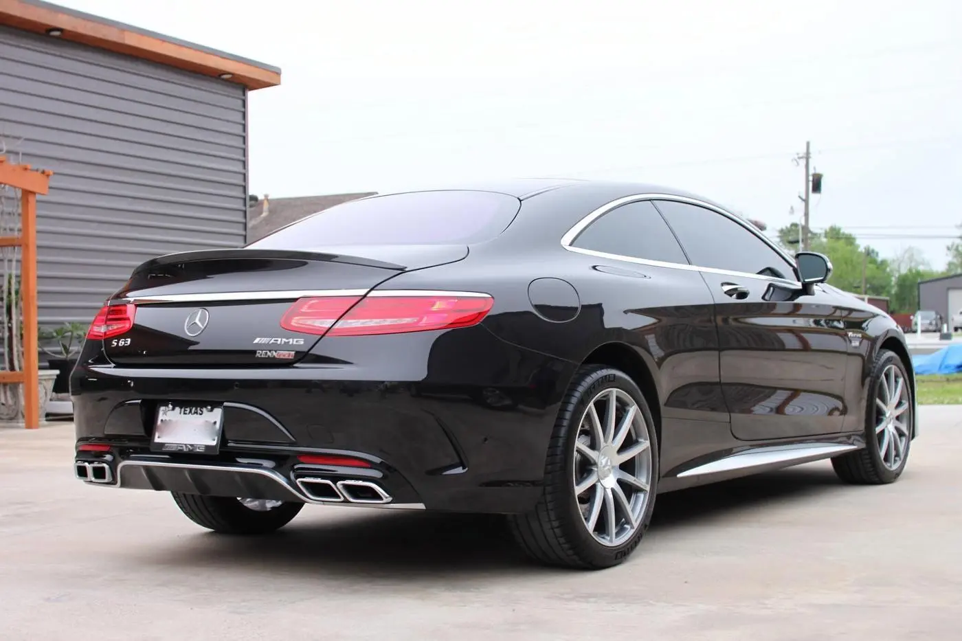 Black Mercedes-AMG S 63 Coupe detailed by Derrick's Details in Austin, photo 3 of 16