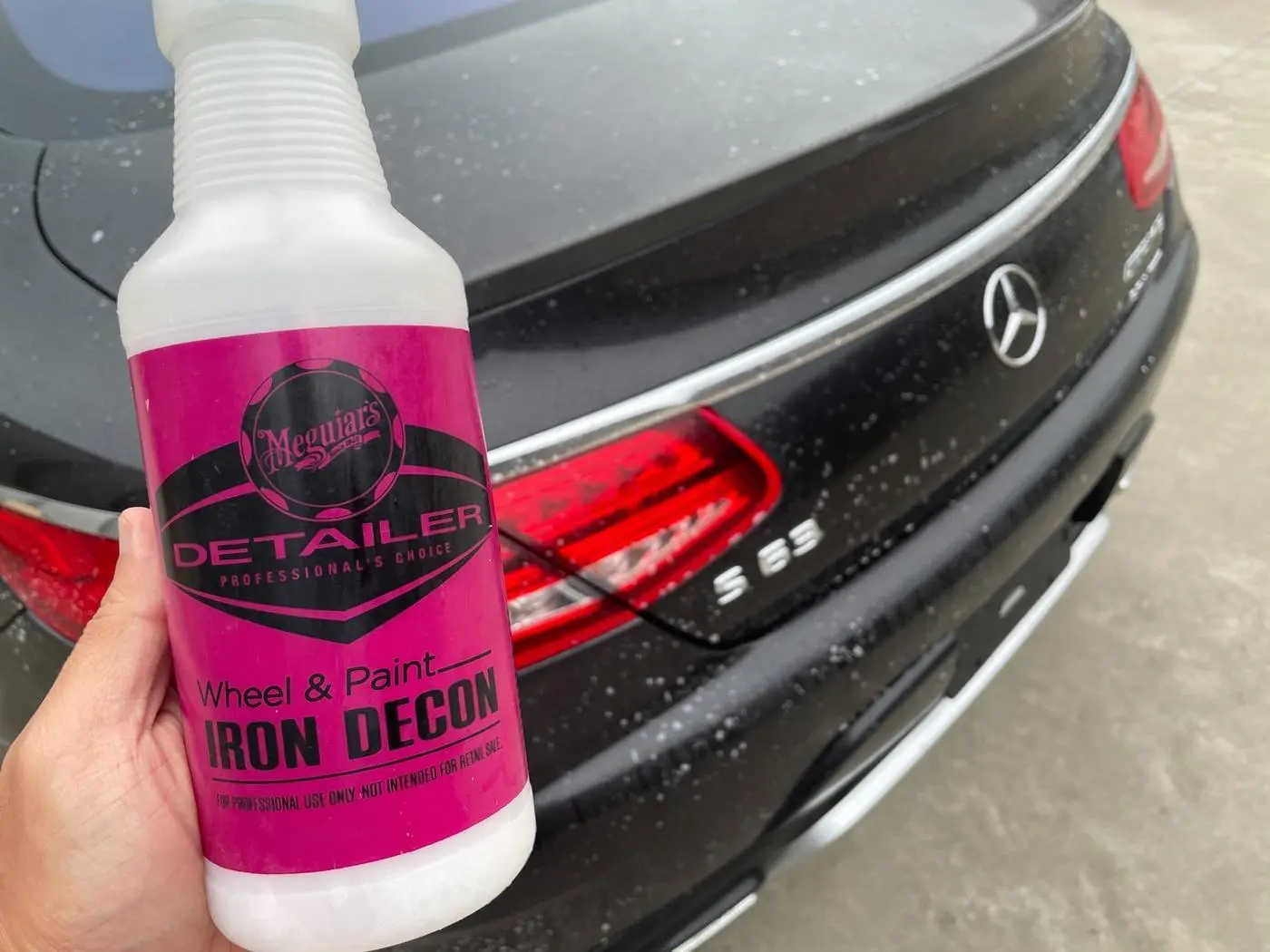 Black Mercedes-AMG S 63 Coupe detailed by Derrick's Details in Austin, photo 9 of 16