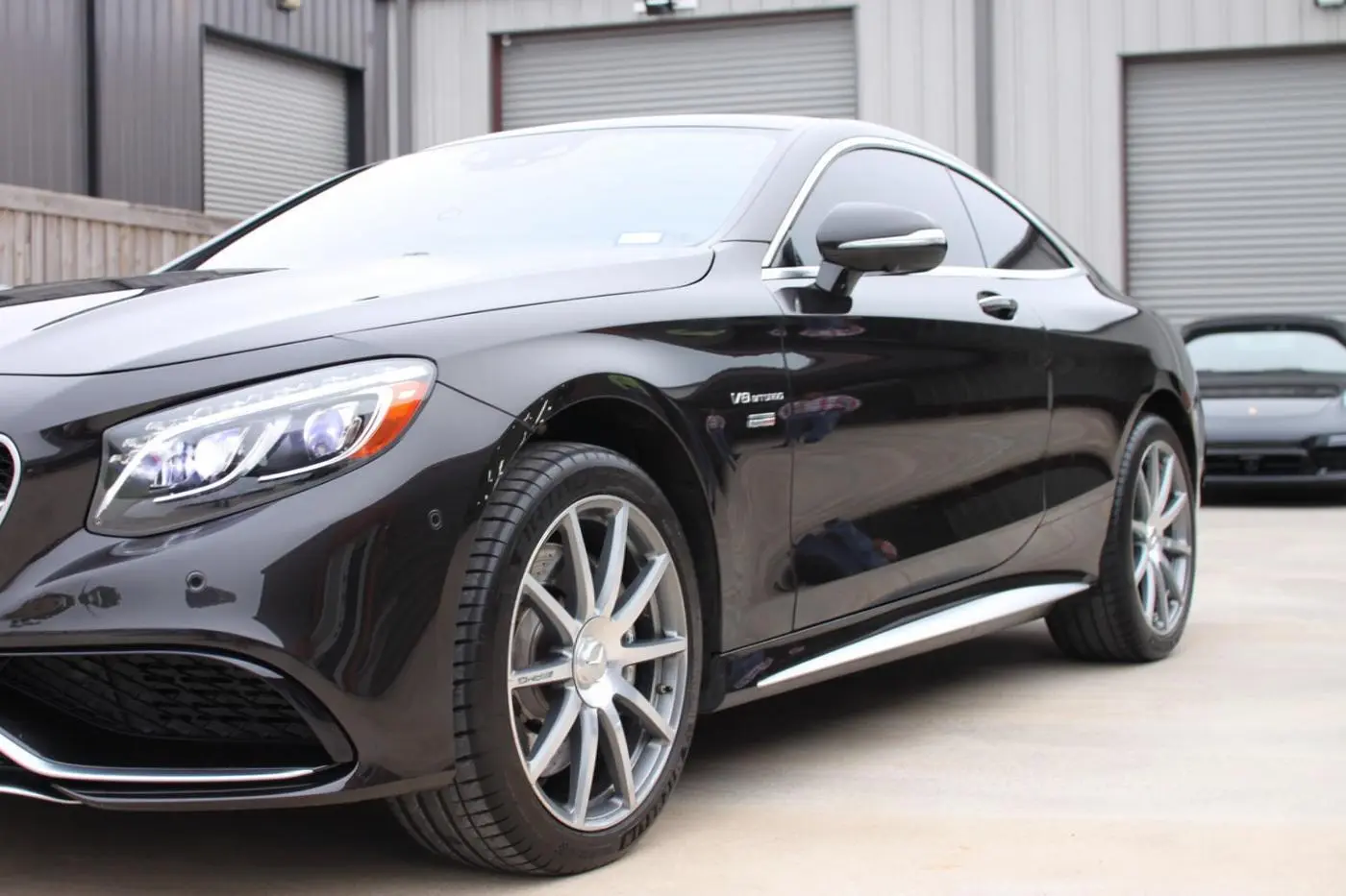 Black Mercedes-AMG S 63 Coupe detailed by Derrick's Details in Austin, photo 2 of 16