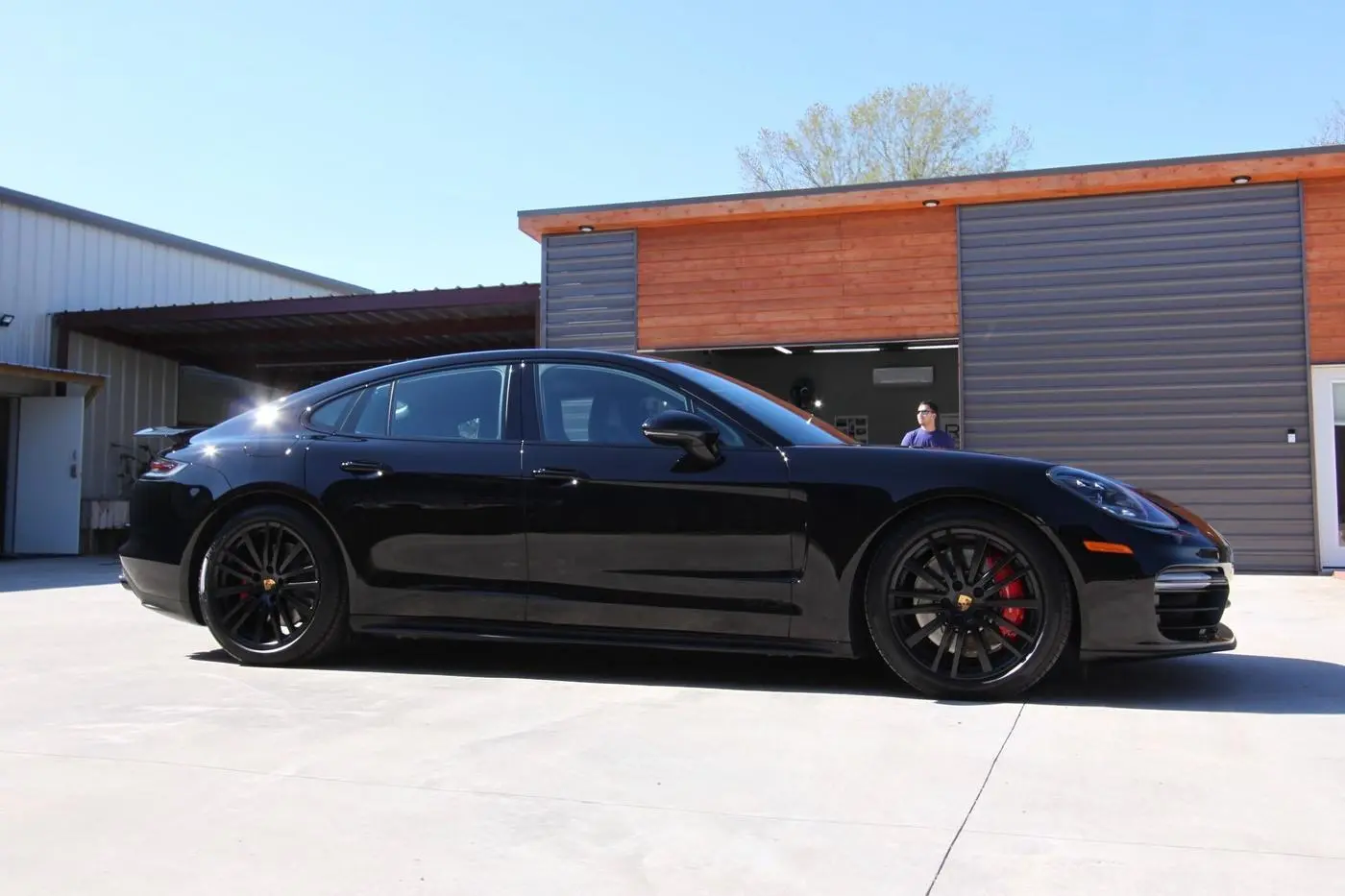 Black Porsche Panamera detailed by Derrick's Details in Austin, photo 1 of 14