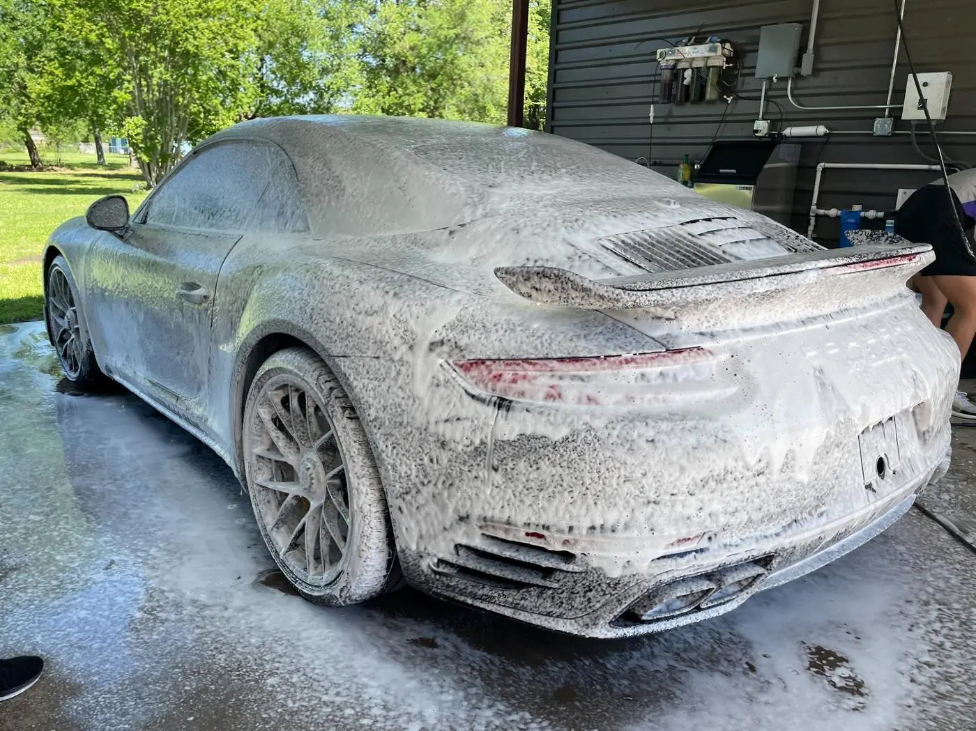 Black Porsche 911 detailed by Derrick's Details in Austin, photo 10 of 15