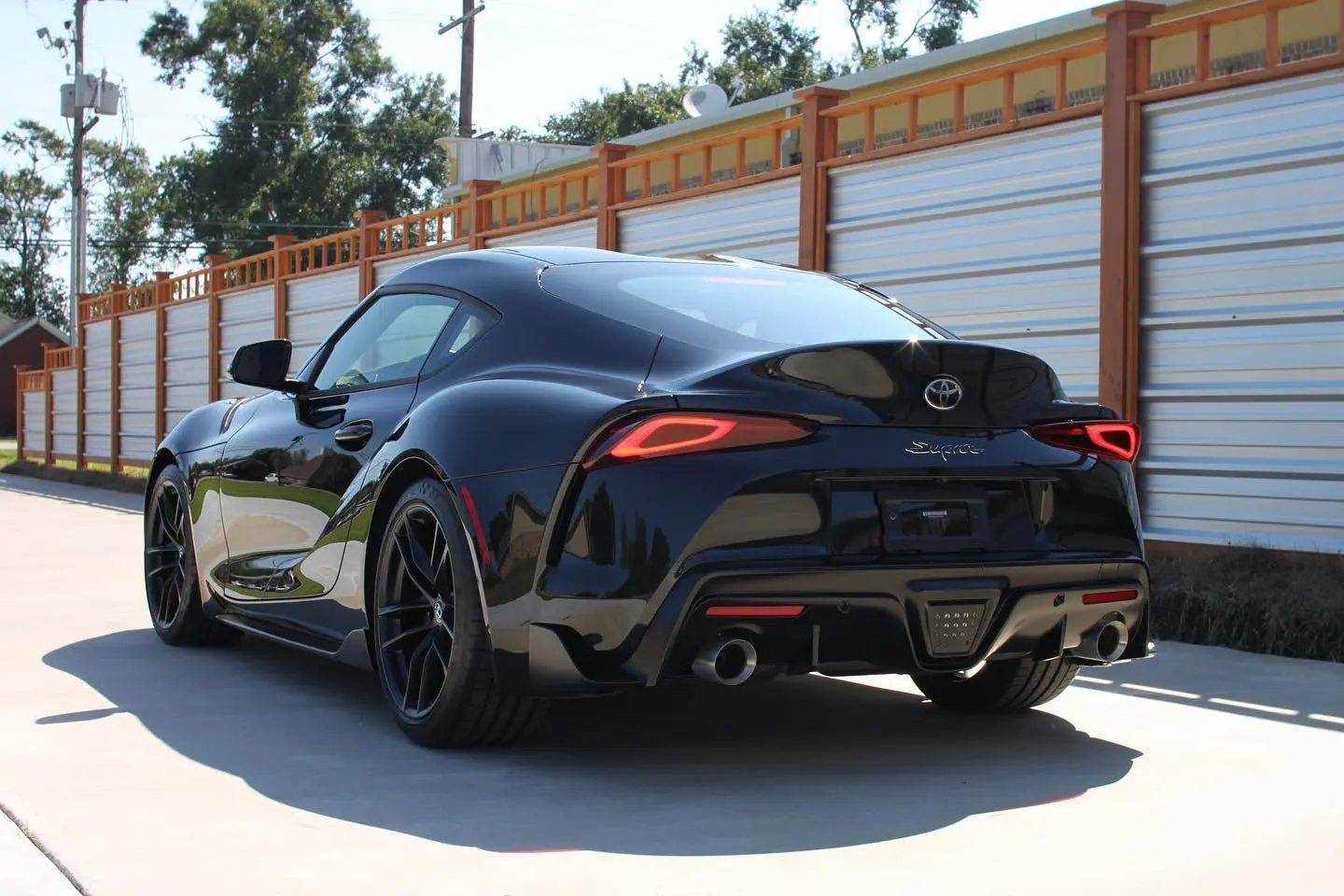 Black Toyota Supra GR detailed by Derrick's Details in Austin, photo 2 of 8