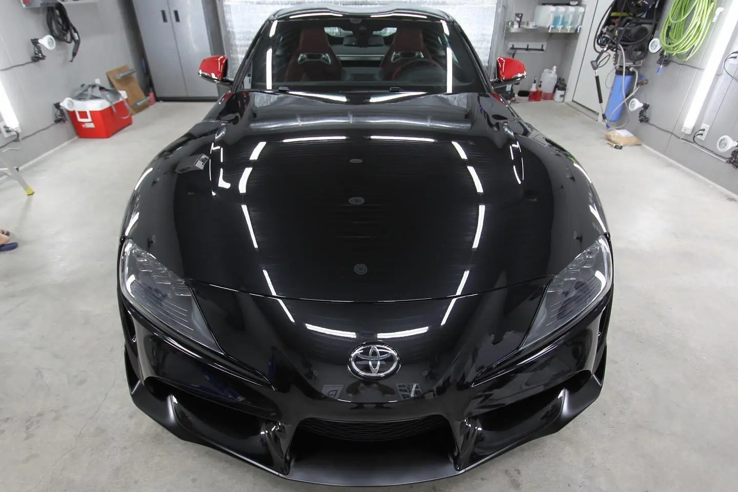 Black Toyota Supra GR detailed by Derrick's Details in Austin, photo 6 of 8