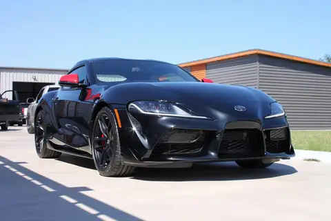 Black Toyota Supra GR detailed by Derrick's Details