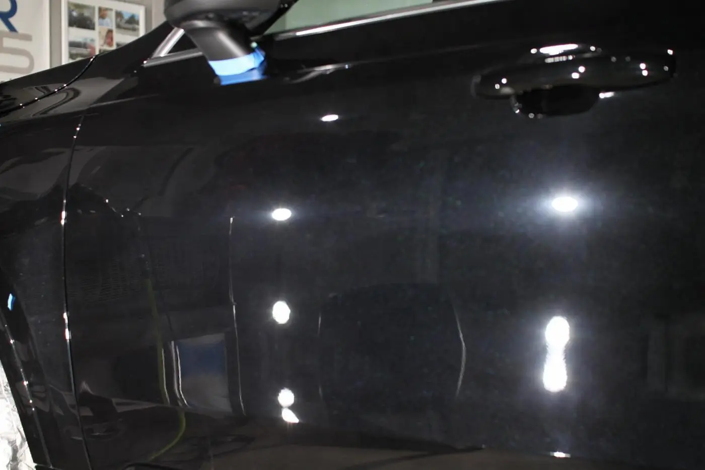 Black Volvo XC90 after paint correction