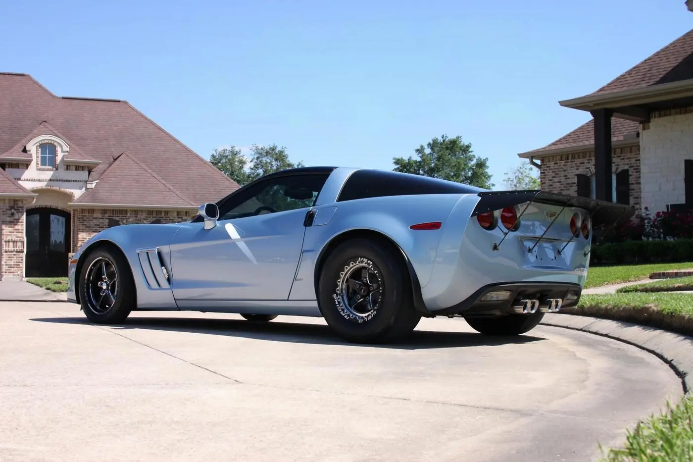 Blue Corvette C6 Grand Sport detailed by Derrick's Details in Austin, photo 6 of 14