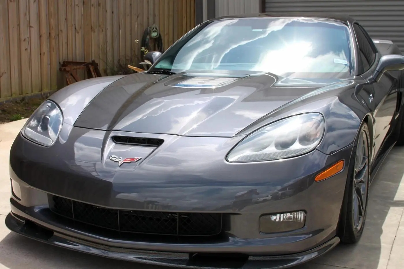 Gray Corvette C6 ZR1 detailed by Derrick's Details in Austin, photo 5 of 25