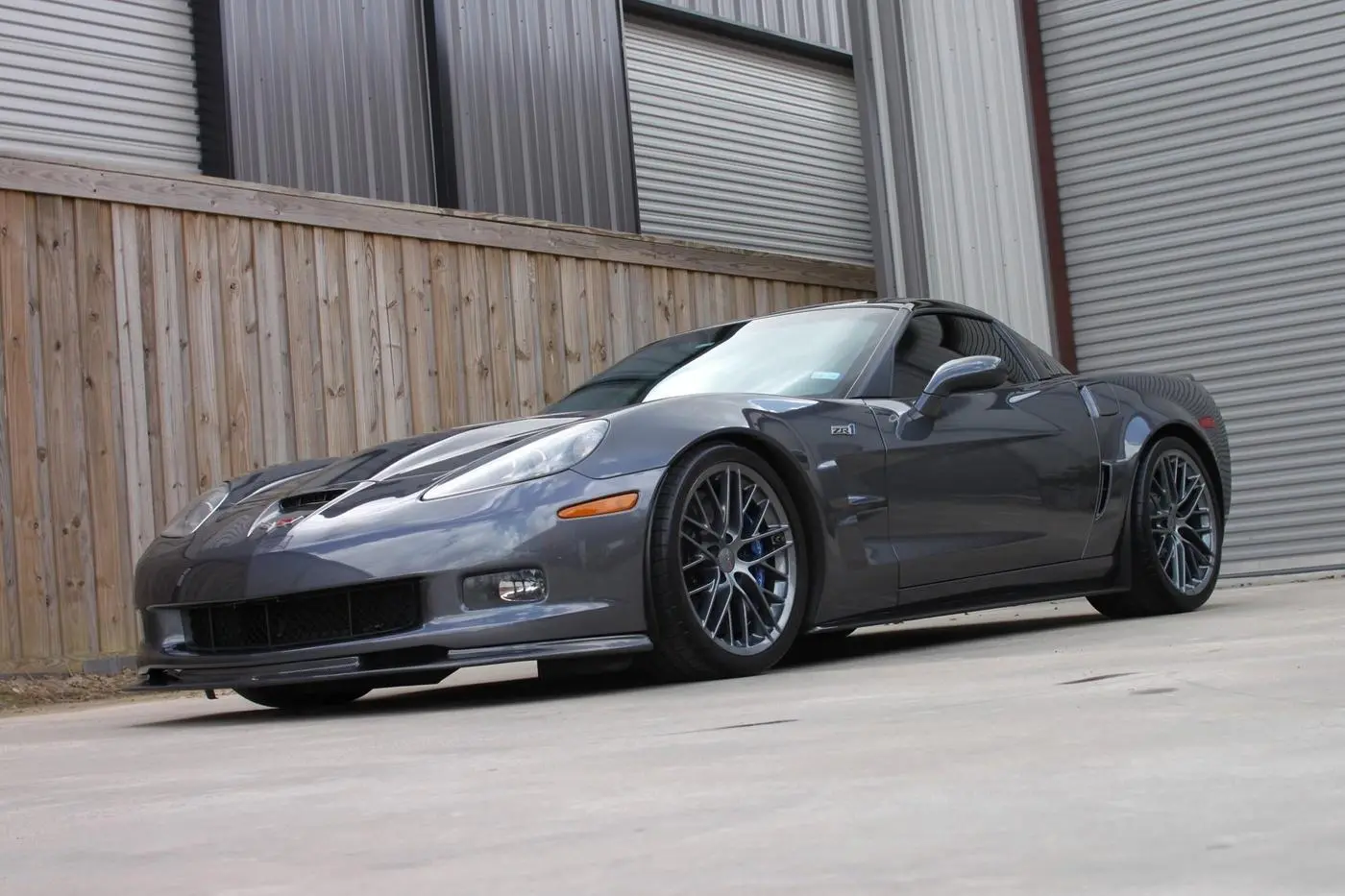 Gray Corvette C6 ZR1 detailed by Derrick's Details in Austin, photo 1 of 25