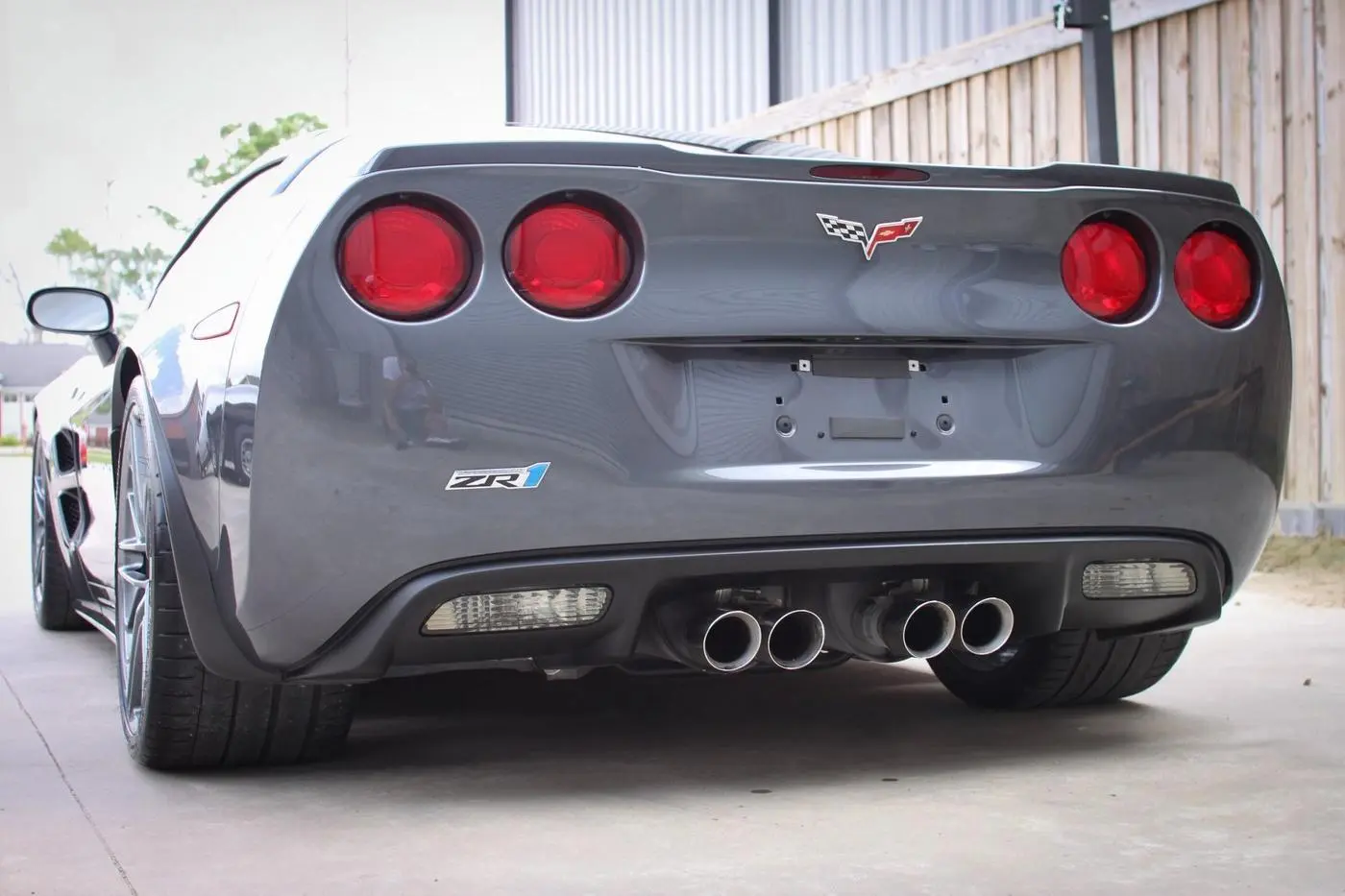 Gray Corvette C6 ZR1 detailed by Derrick's Details in Austin, photo 4 of 25