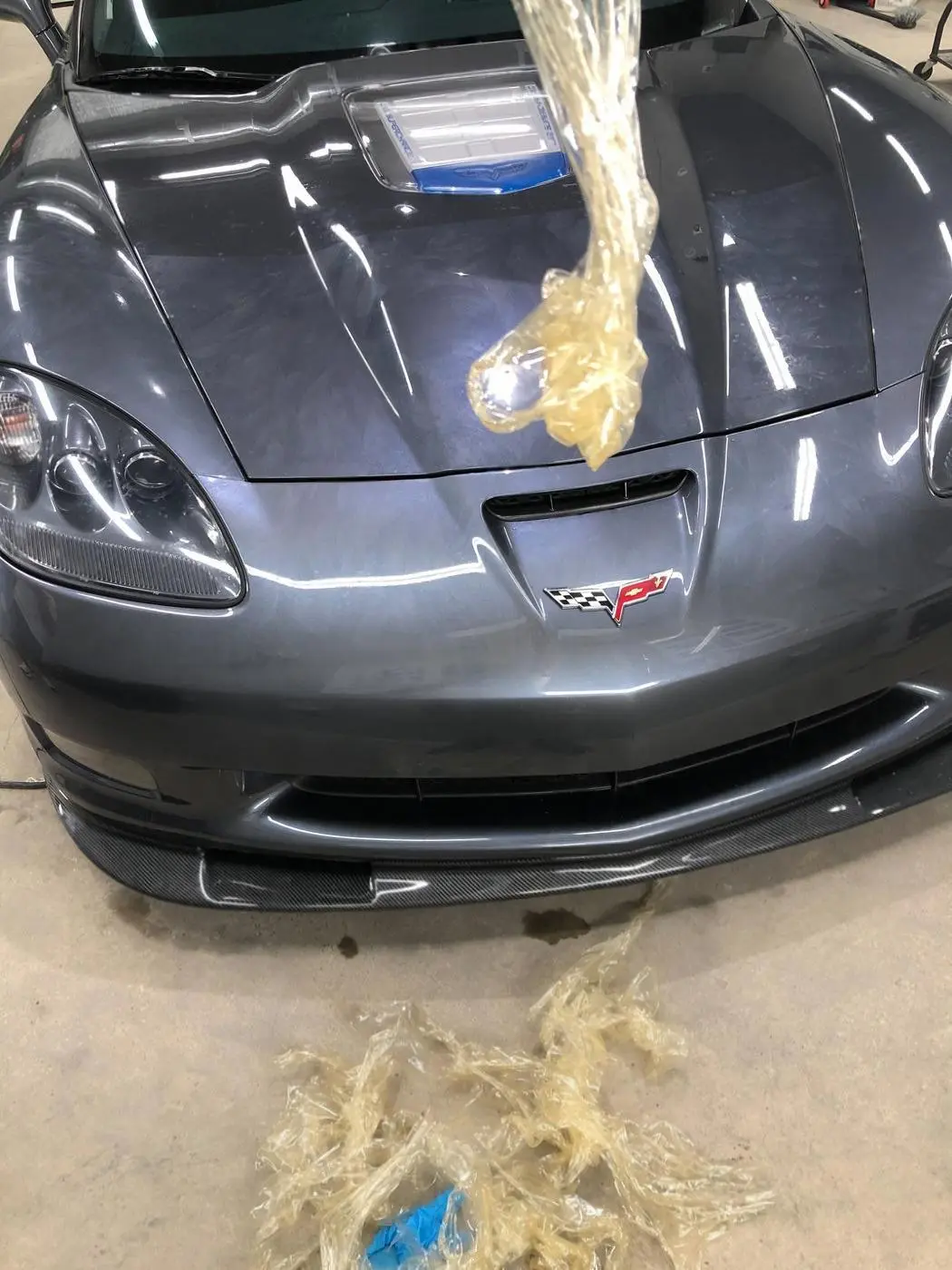 Gray Corvette C6 ZR1 detailed by Derrick's Details in Austin, photo 14 of 25