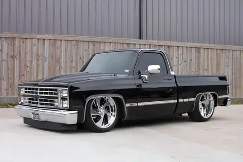 Black Chevrolet C10 detailed by Derrick's Details