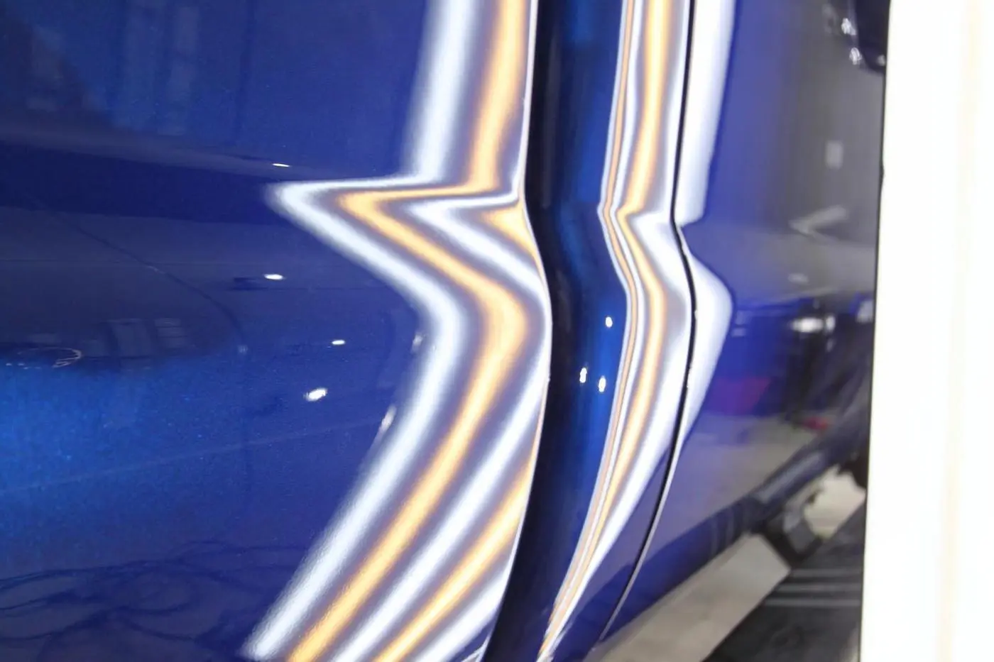 Blue Ford F-250 Super Duty Platinum detailed by Derrick's Details in Austin, photo 9 of 11