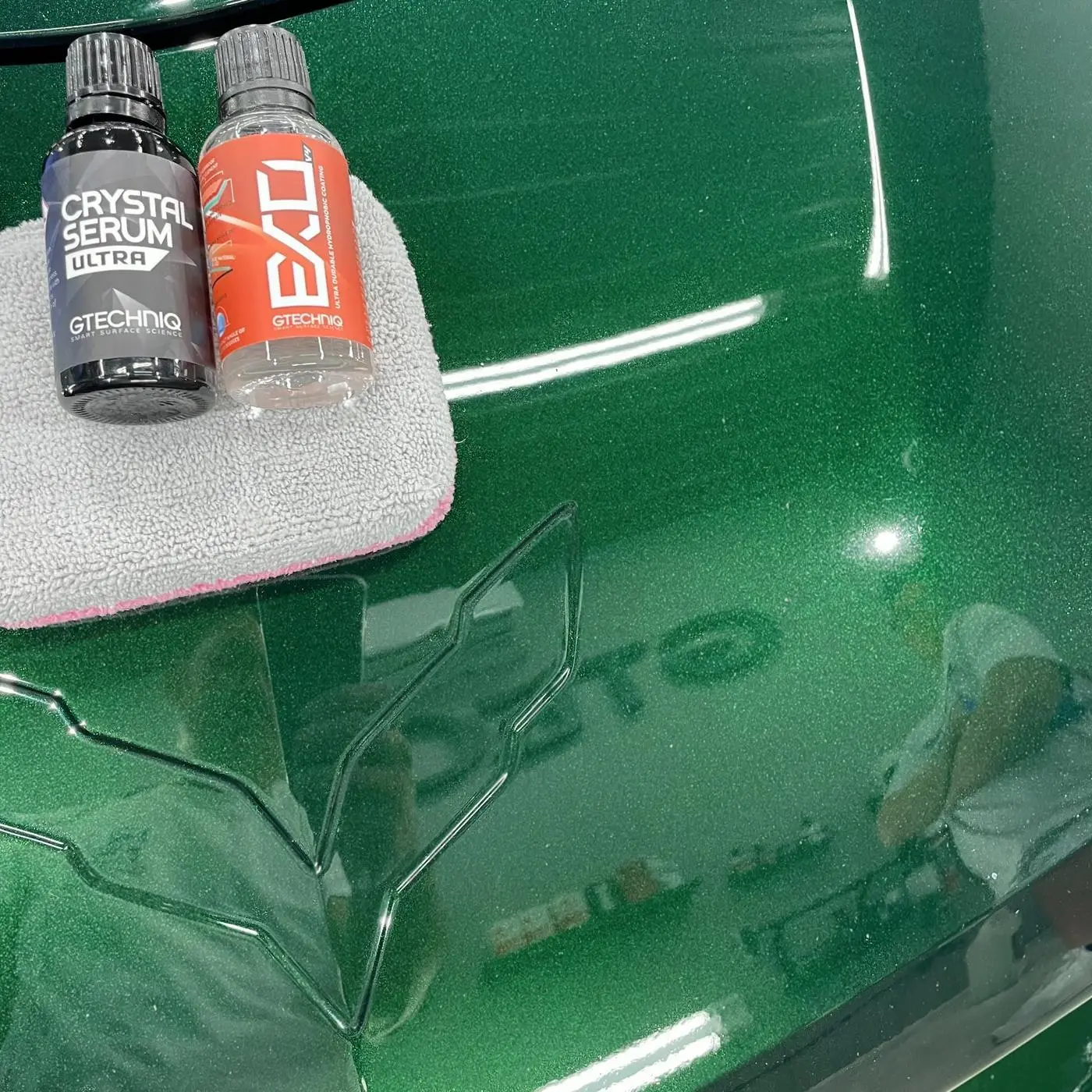 Green Corvette C7 detailed by Derrick's Details in Austin, photo 7 of 17