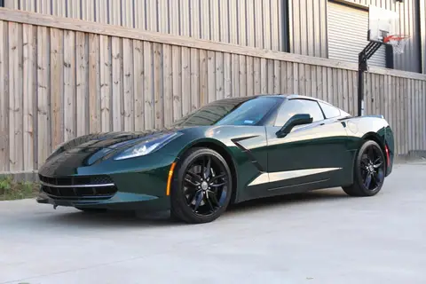 Green Corvette C7 detailed by Derrick's Details