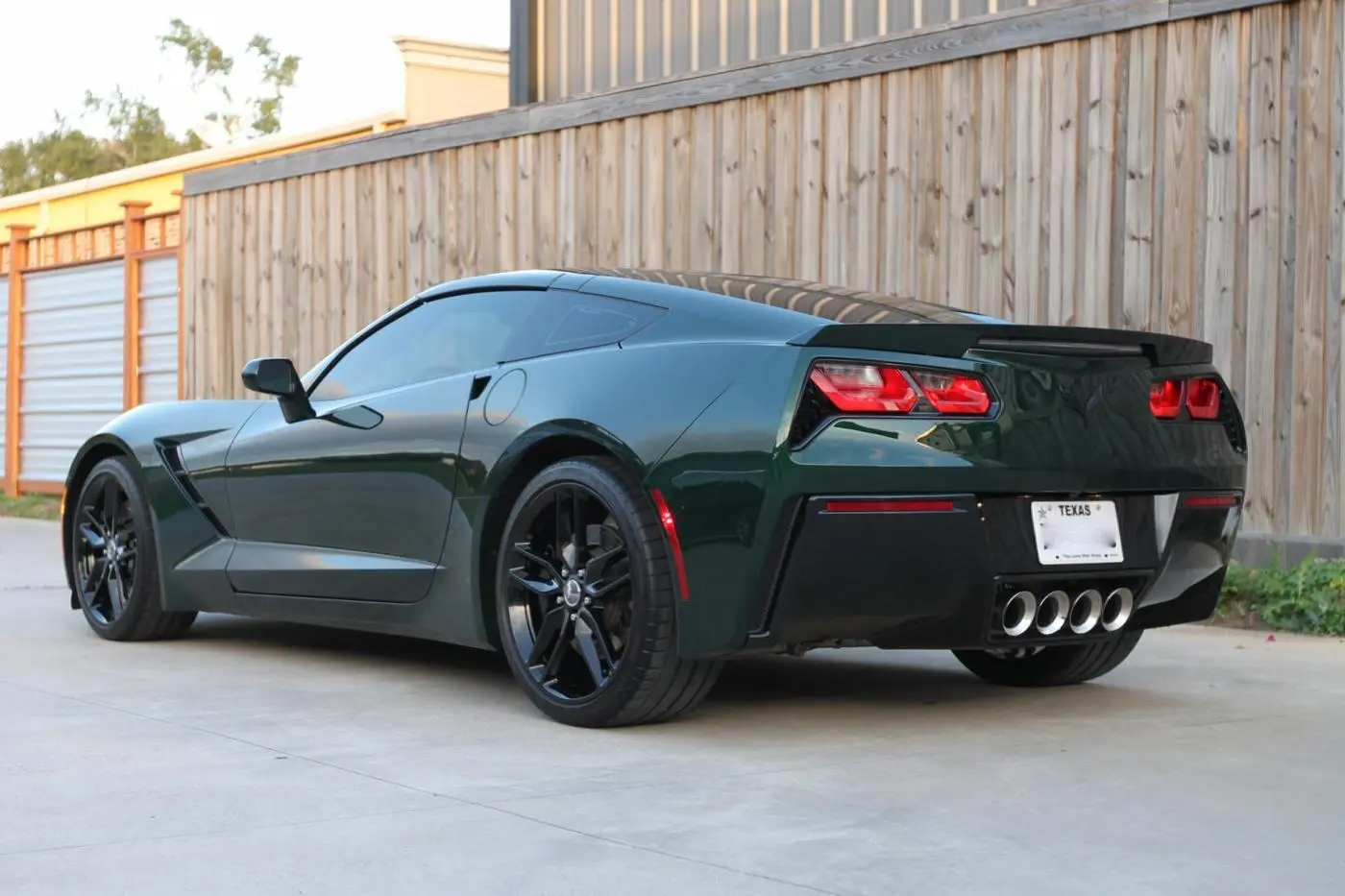 Green Corvette C7 detailed by Derrick's Details in Austin, photo 2 of 17