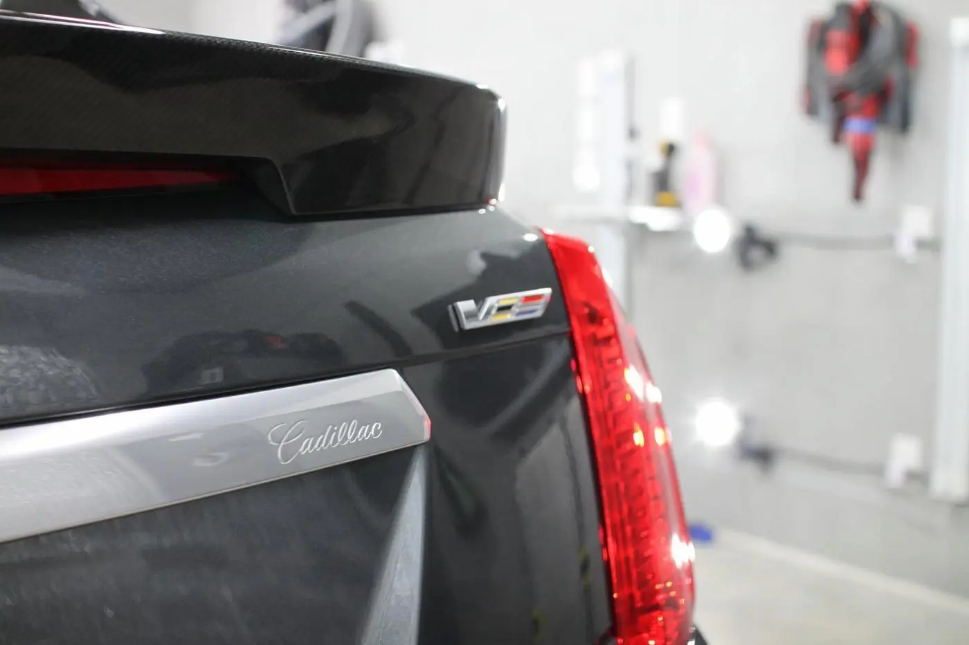Gray Cadillac CTS-V detailed by Derrick's Details in Austin, photo 6 of 11