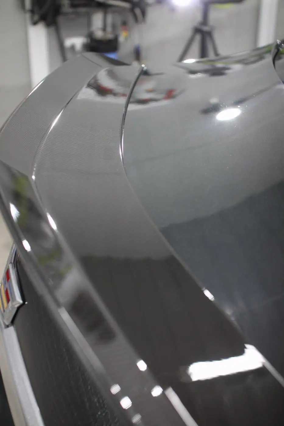 Gray Cadillac CTS-V detailed by Derrick's Details in Austin, photo 7 of 11