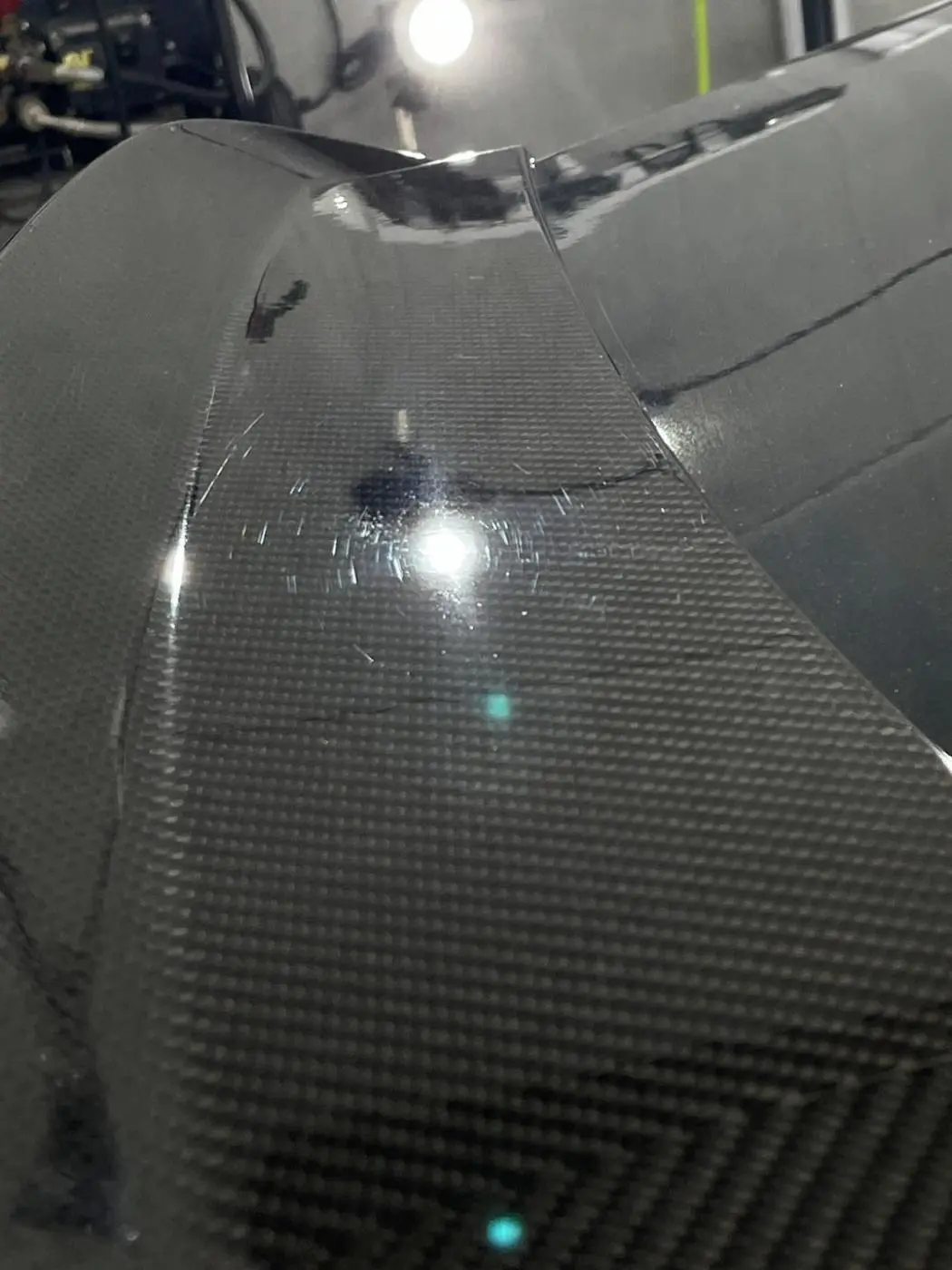 Gray Cadillac CTS-V before paint correction