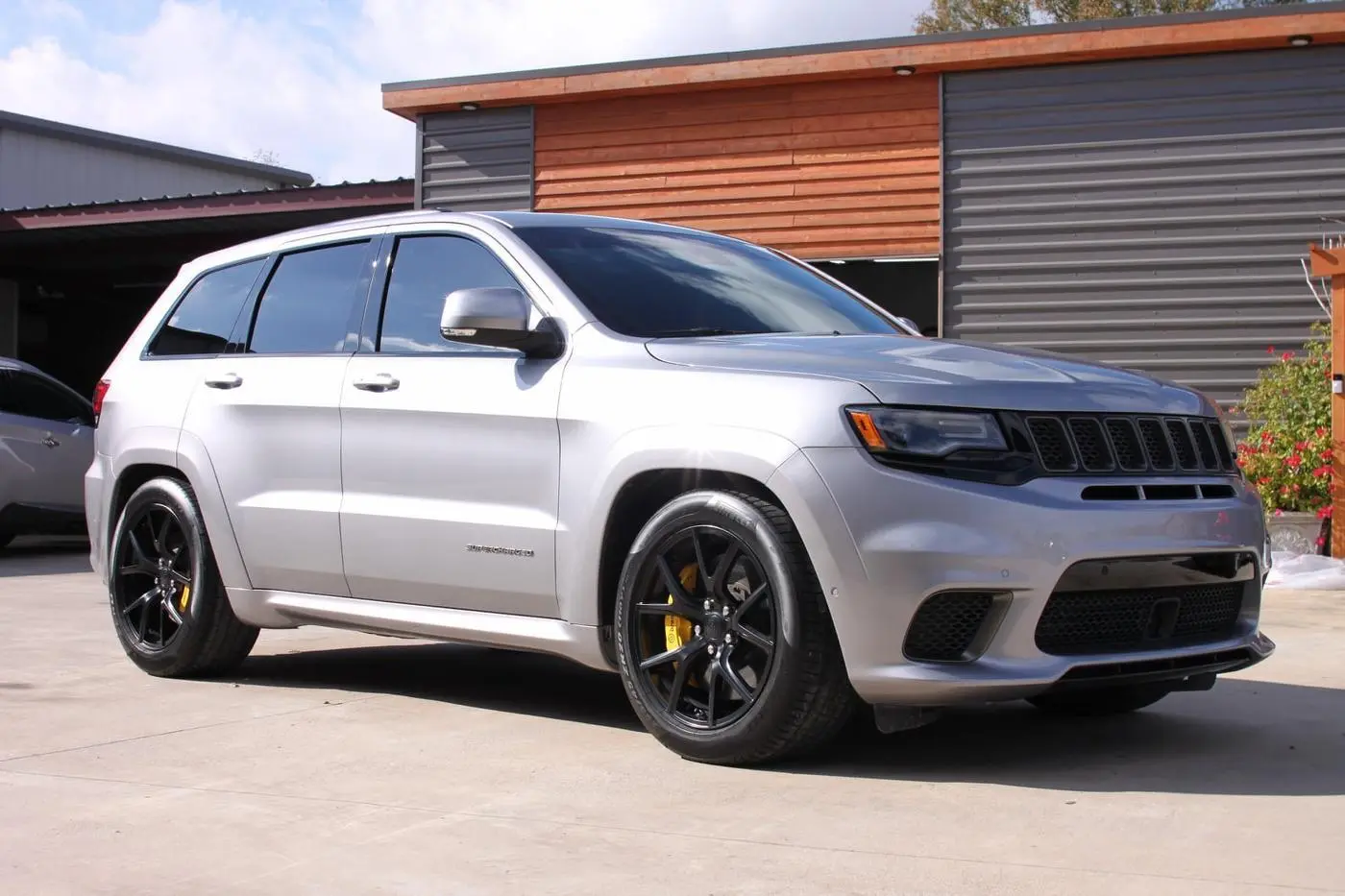 Gray Jeep Grand Cherokee Trackhawk detailed by Derrick's Details in Austin, photo 1 of 24