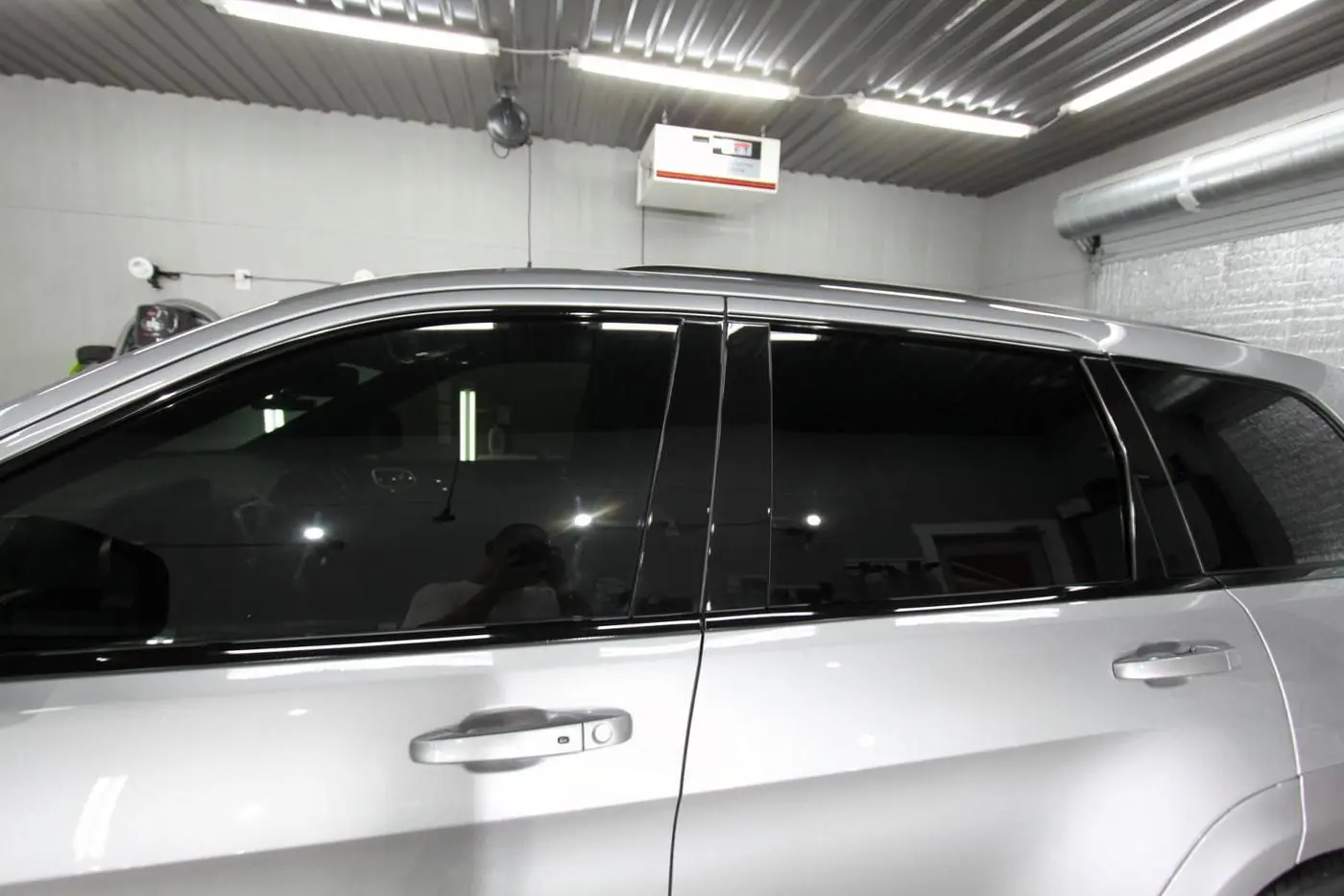 Gray Jeep Grand Cherokee Trackhawk detailed by Derrick's Details in Austin, photo 15 of 24
