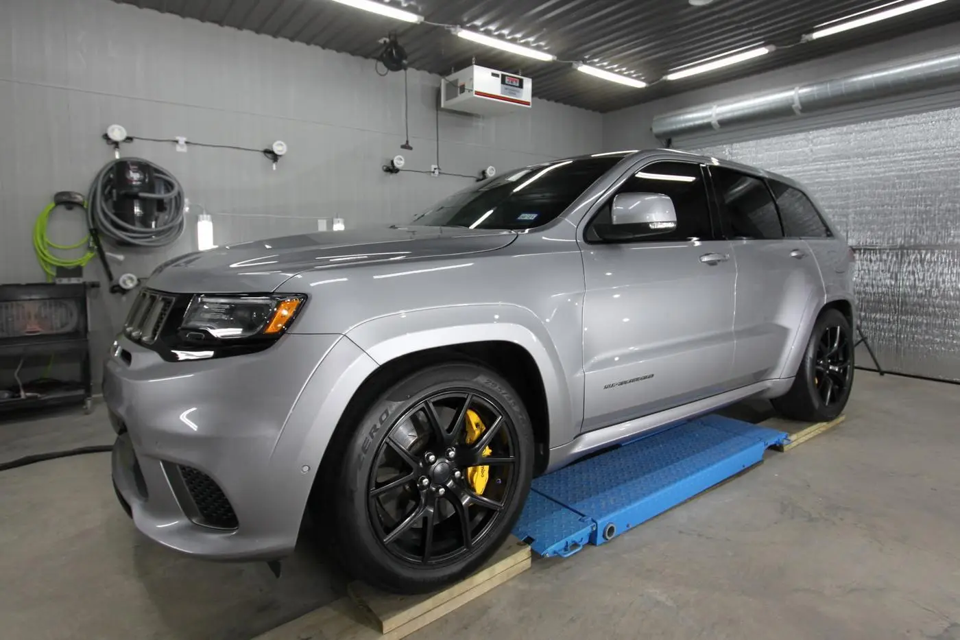 Gray Jeep Grand Cherokee Trackhawk detailed by Derrick's Details in Austin, photo 3 of 24