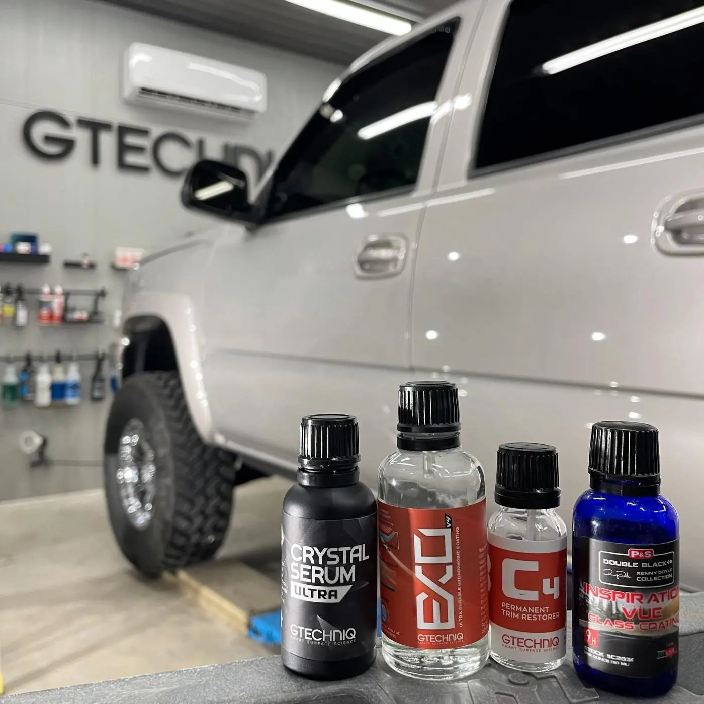 Silver Chevrolet Silverado detailed by Derrick's Details in Austin, photo 7 of 25