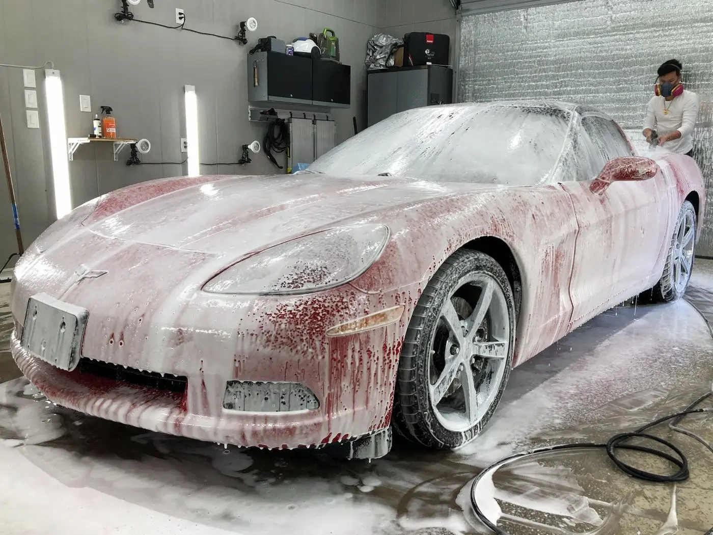 Red Corvette C6 detailed by Derrick's Details in Austin, photo 9 of 17