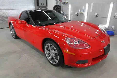 Red Corvette C6 detailed by Derrick's Details