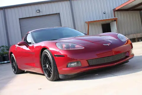 Crystal Red Corvette C6 detailed by Derrick's Details