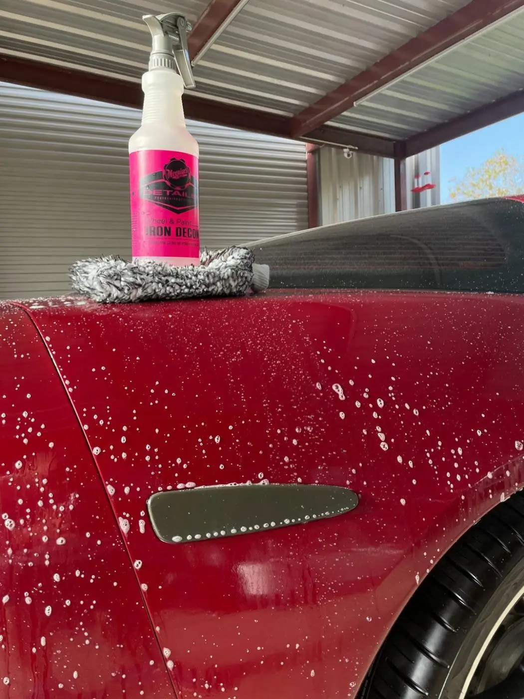 Crystal Red Corvette C6 detailed by Derrick's Details in Austin, photo 22 of 24