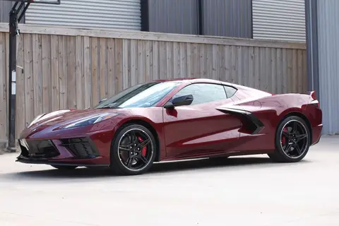 Red Corvette C8 detailed by Derrick's Details