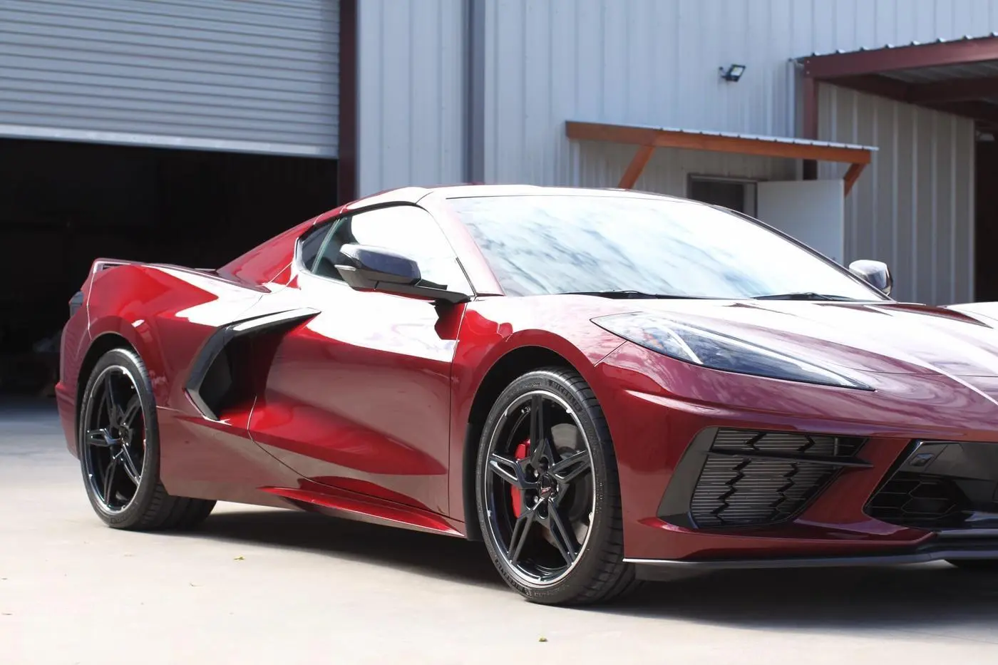 Red Corvette C8 detailed by Derrick's Details in Austin, photo 2 of 16