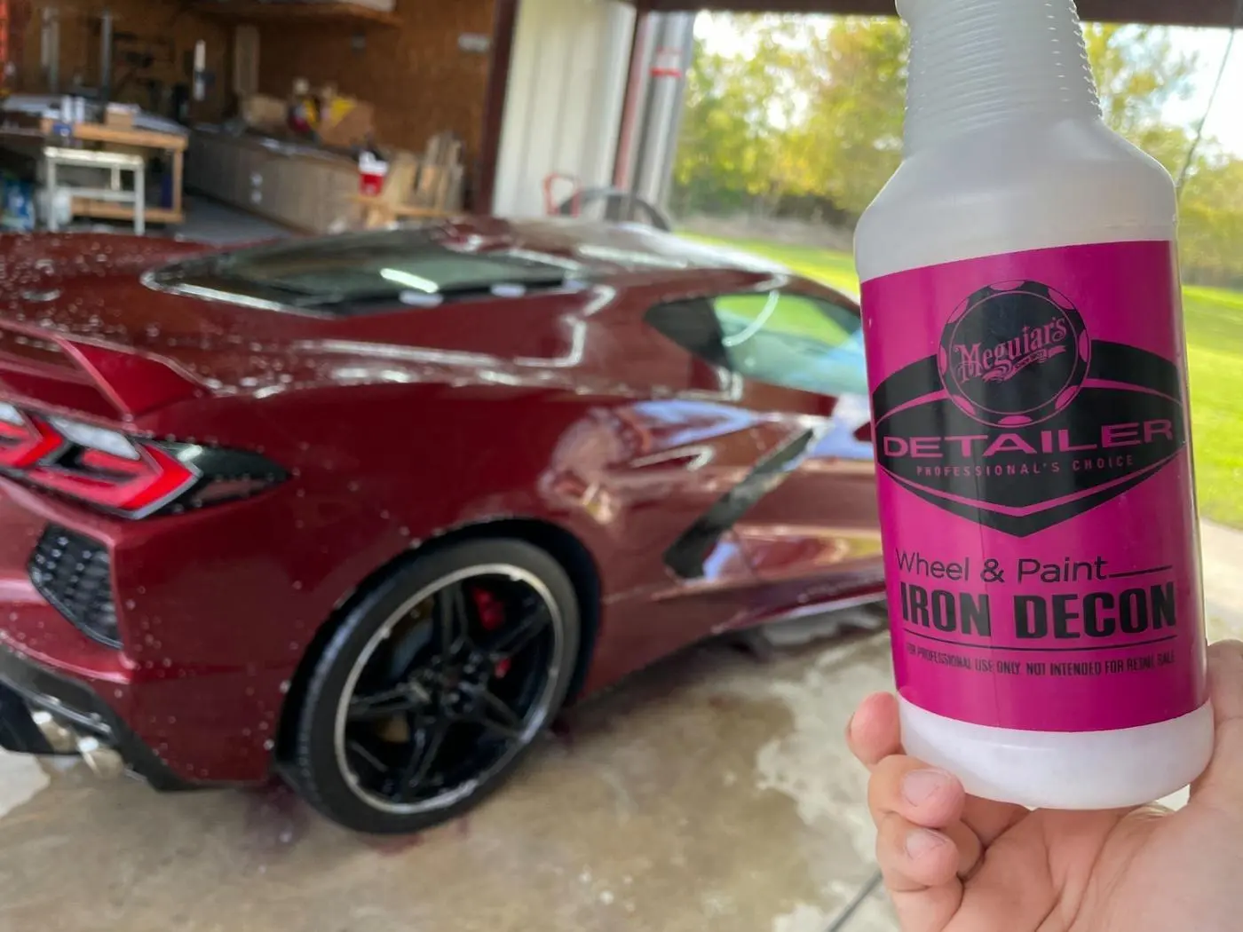 Red Corvette C8 detailed by Derrick's Details in Austin, photo 16 of 16