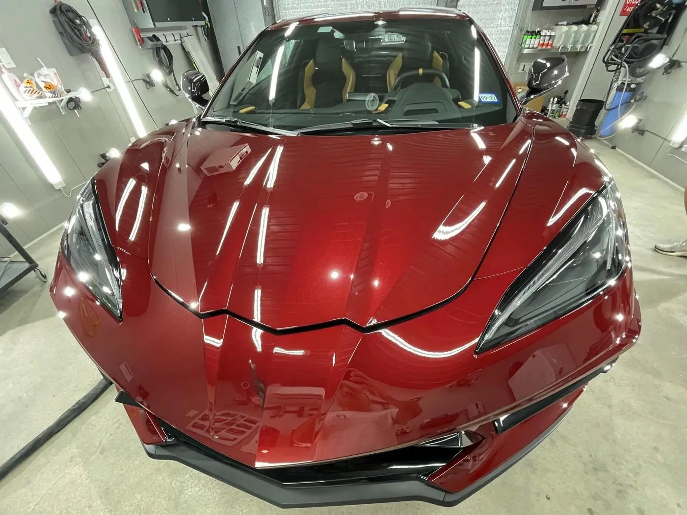 Red Corvette C8 detailed by Derrick's Details in Austin, photo 5 of 16