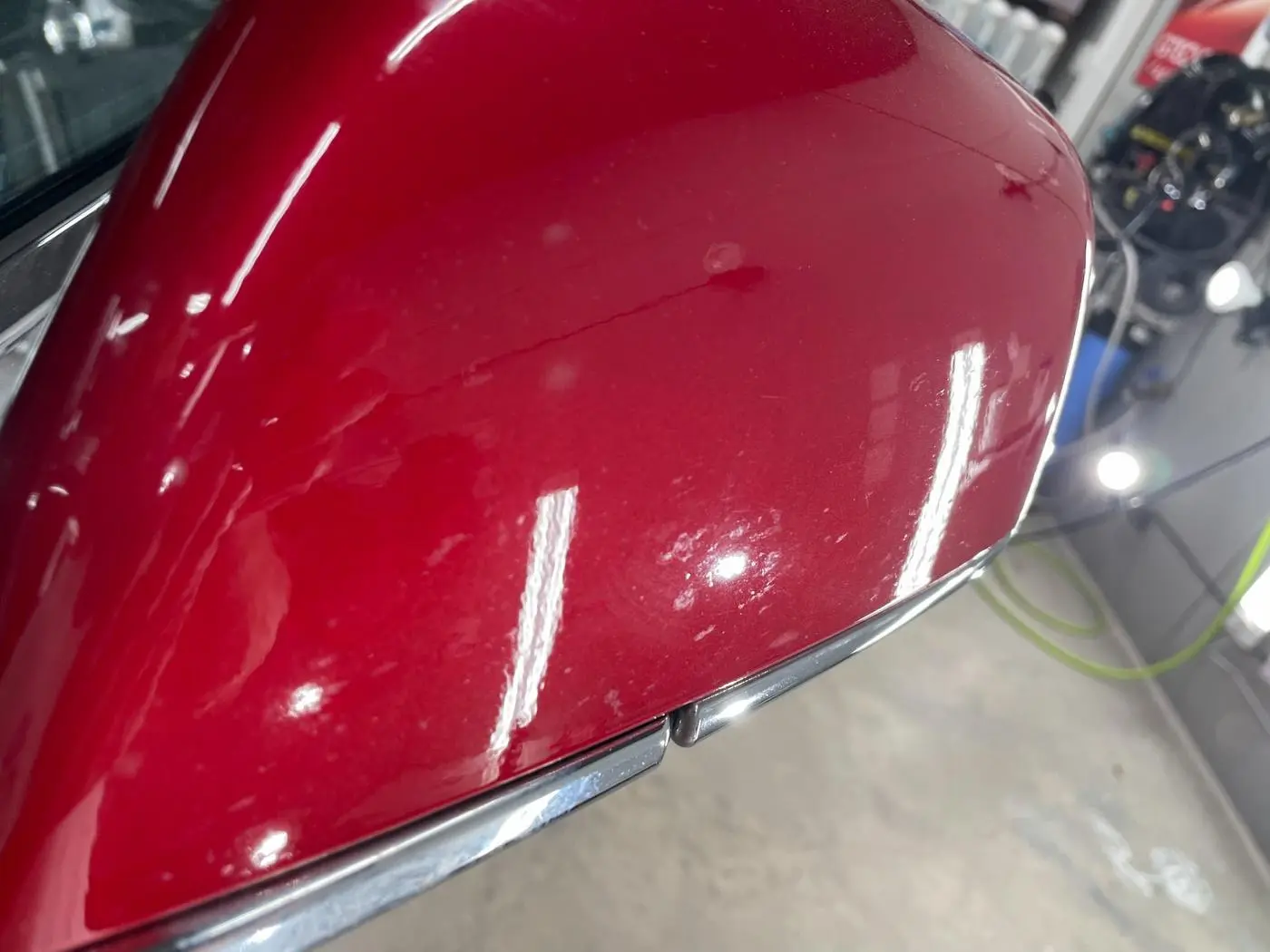 Red Tesla Model S detailed by Derrick's Details in Austin, photo 7 of 9