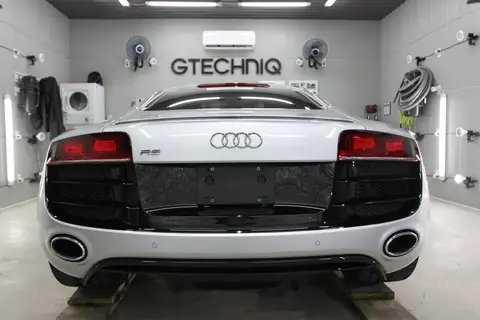 Silver Audi R8 detailed by Derrick's Details