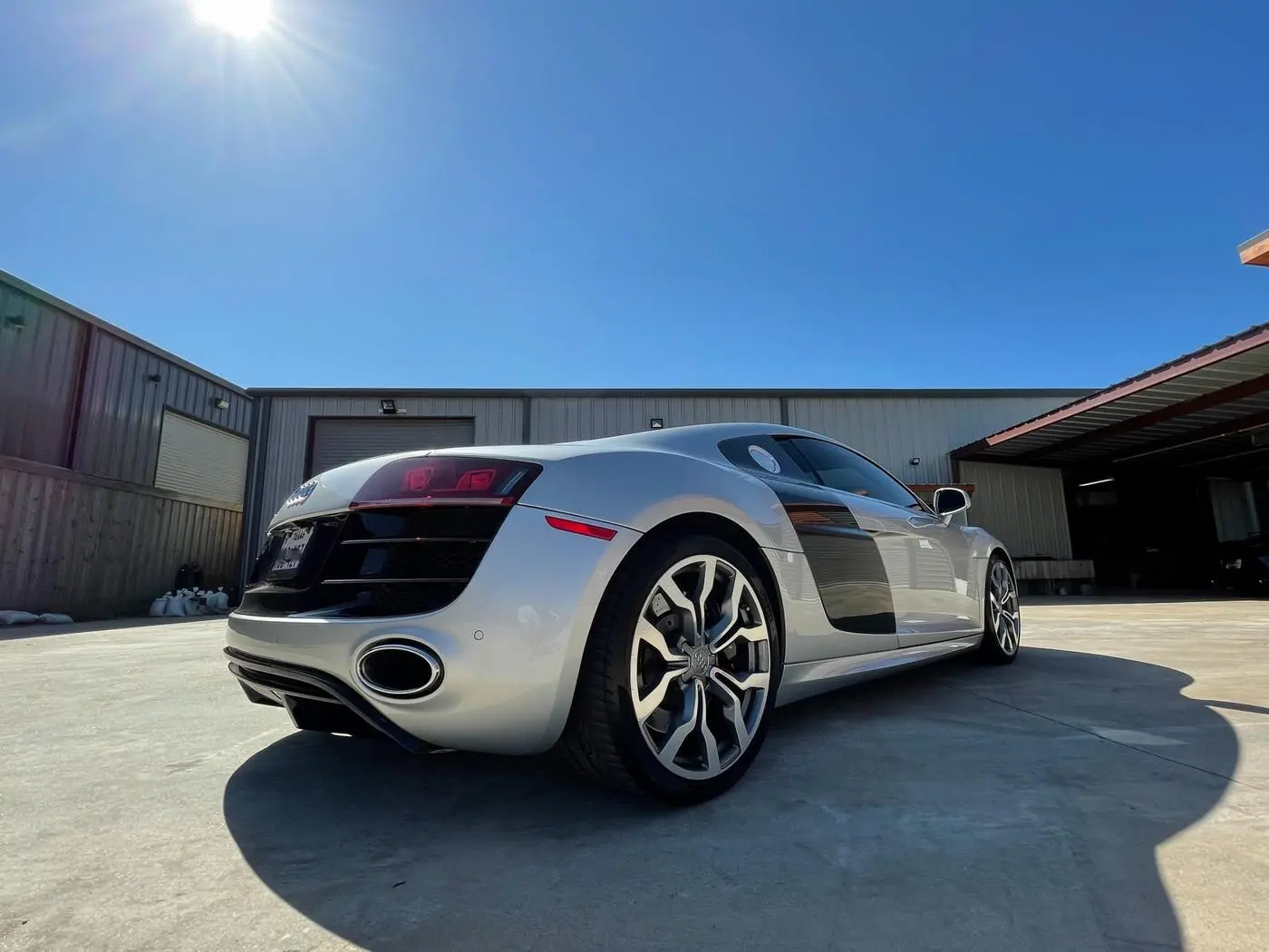 Silver Audi R8 detailed by Derrick's Details in Austin, photo 6 of 16