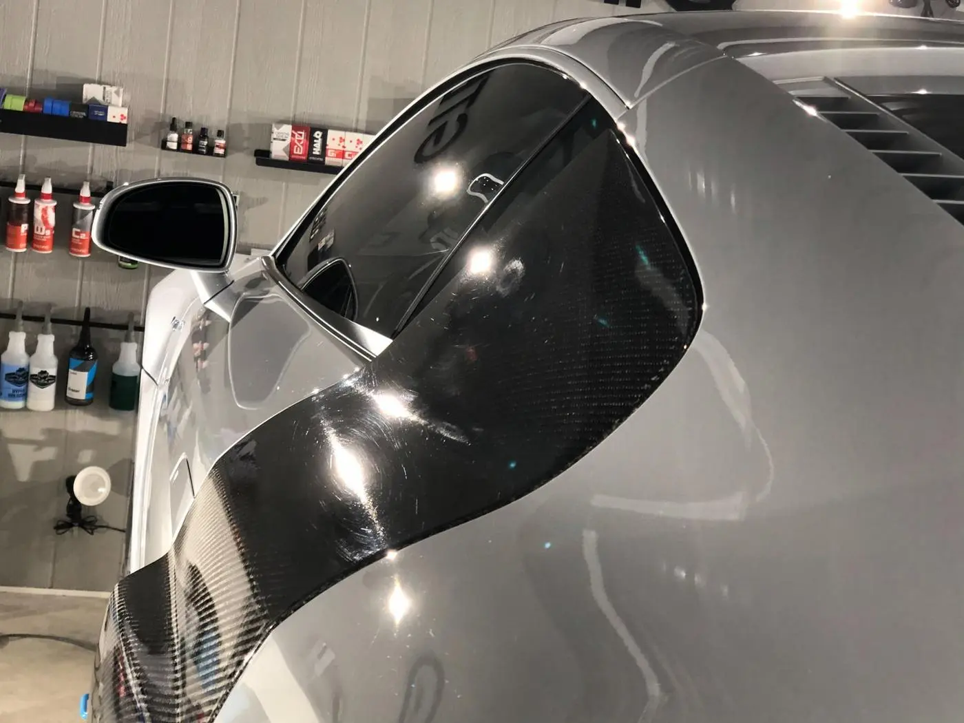 Silver Audi R8 detailed by Derrick's Details in Austin, photo 8 of 16