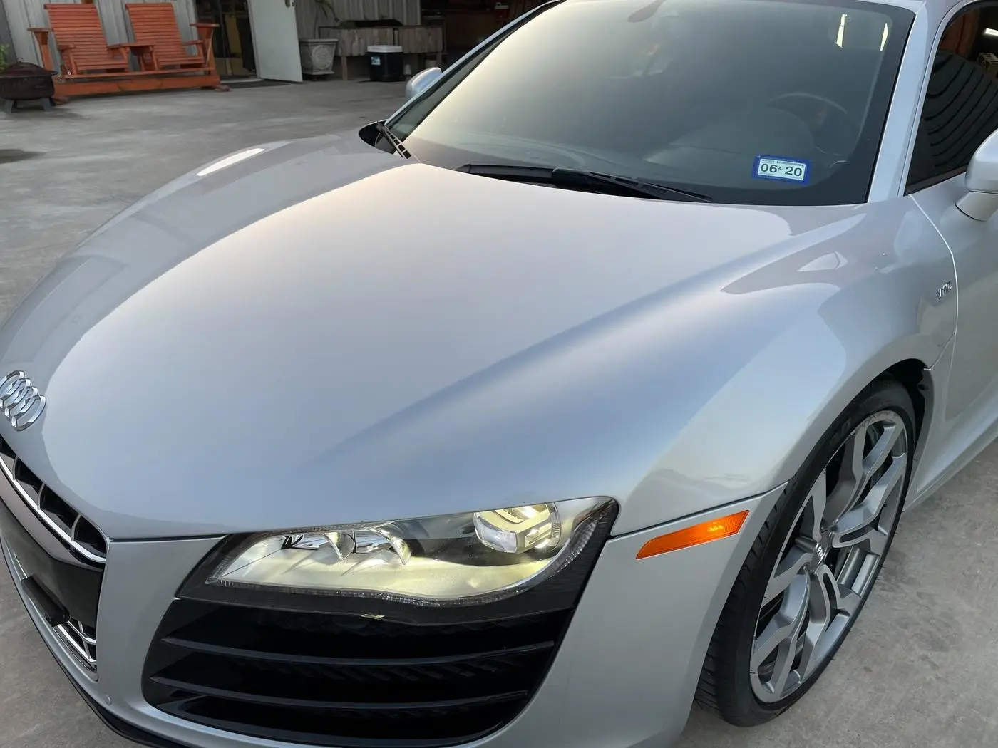 Silver Audi R8 detailed by Derrick's Details in Austin, photo 4 of 16