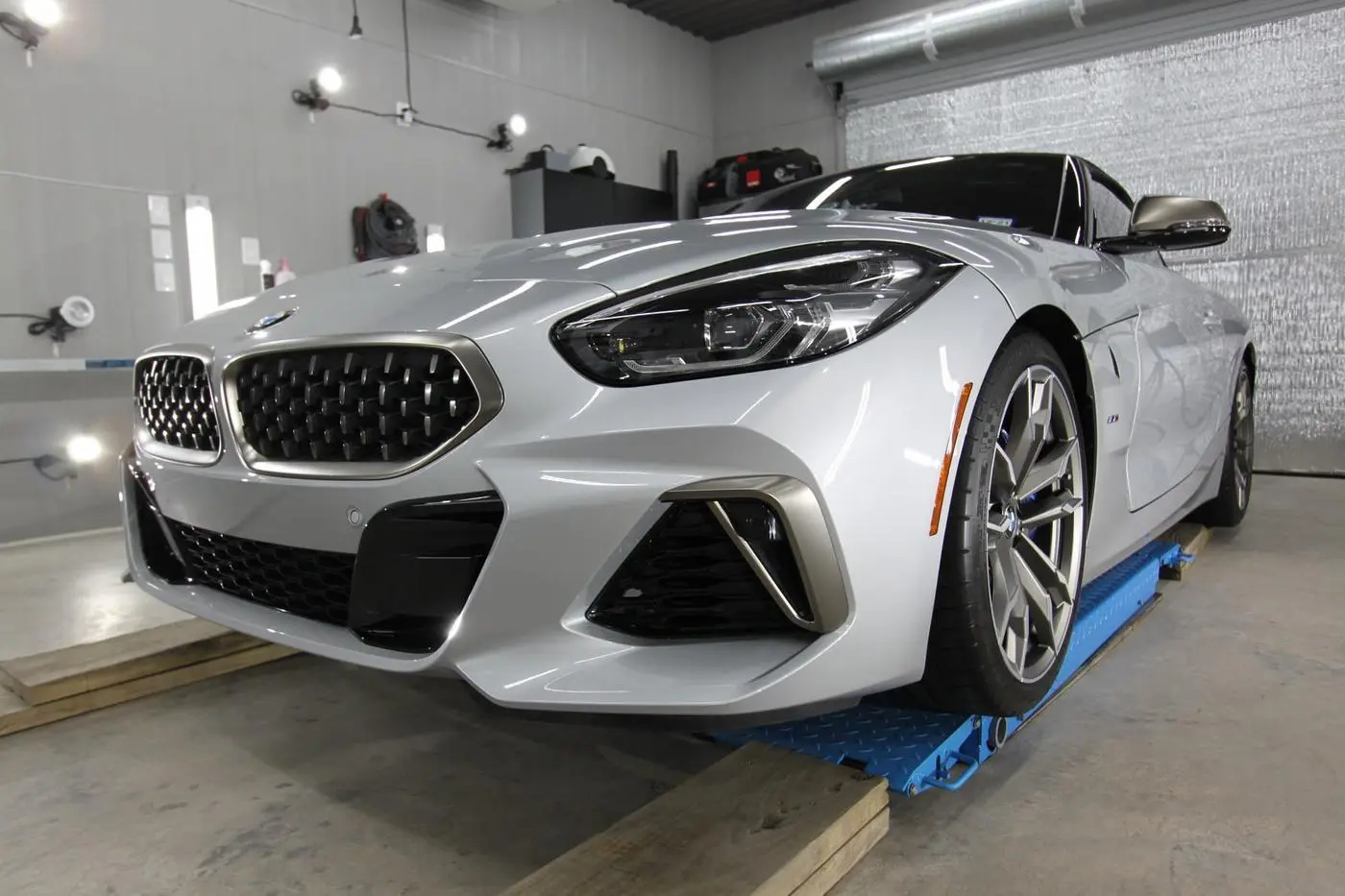 Silver BMW Z4 detailed by Derrick's Details in Austin, photo 3 of 13