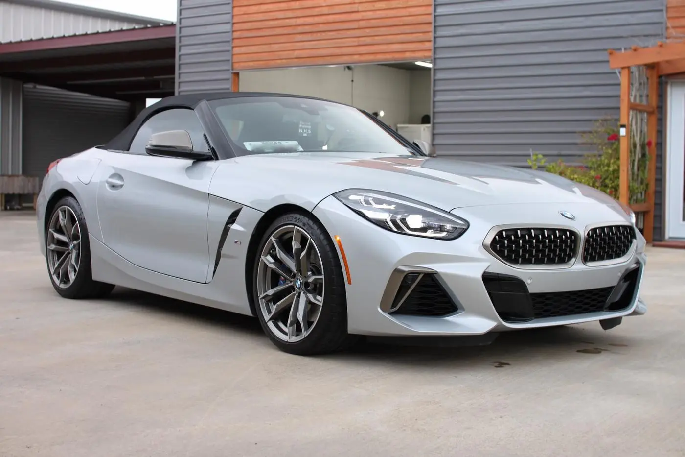 Silver BMW Z4 detailed by Derrick's Details in Austin, photo 1 of 13