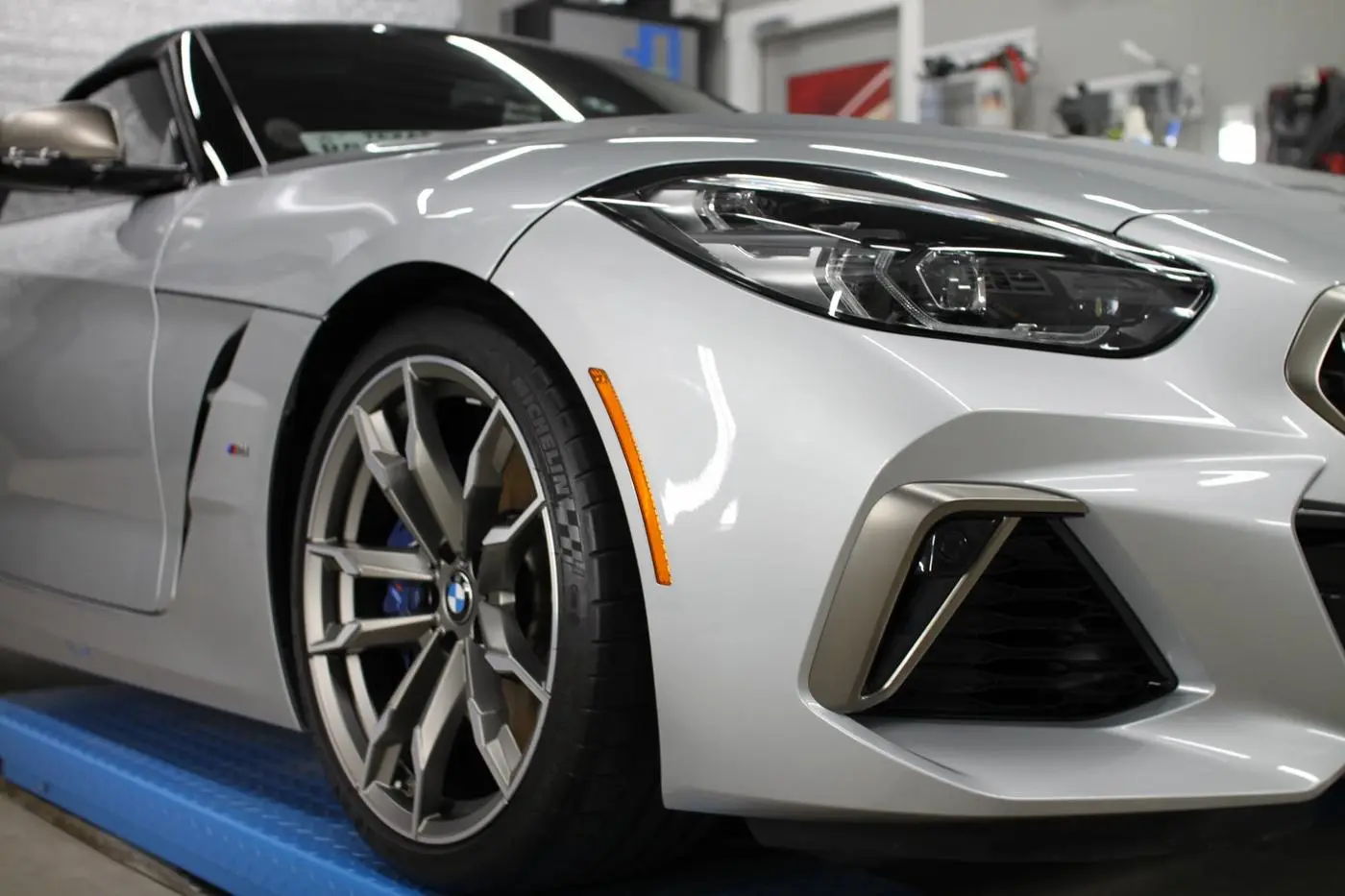 Silver BMW Z4 detailed by Derrick's Details in Austin, photo 6 of 13